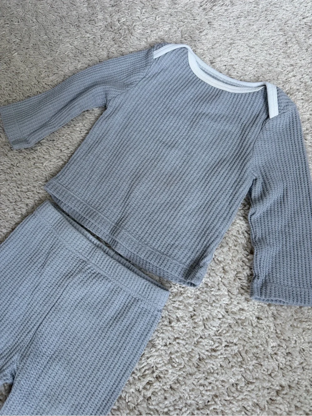 Baby Boy/Gender Neutral Pajama Set - Gray & White